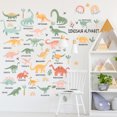 thumbnail image 4 of 1pc Dinosaurio Alfabeto Niños Pegatinas de pared Lindo Dinosaurio Pegatinas de pared, Peel and Stick DIY Pegatinas de pared para niños Bebé Dormitorio Guardería Sala de estar Decoración JAMW Sencillez, 4 of 5