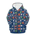 thumbnail image 5 of DISNIMO Soccer Hoodie Girls Basketball Hoodies Kids Baseball Hoodie Kids Zipper Hoodie Boys Zip Up Hoodies Size 14-16 Youth Sweatshirt Girls Hooded Sweatshirts Juniors Jackets Casual Jacket, 5 of 7