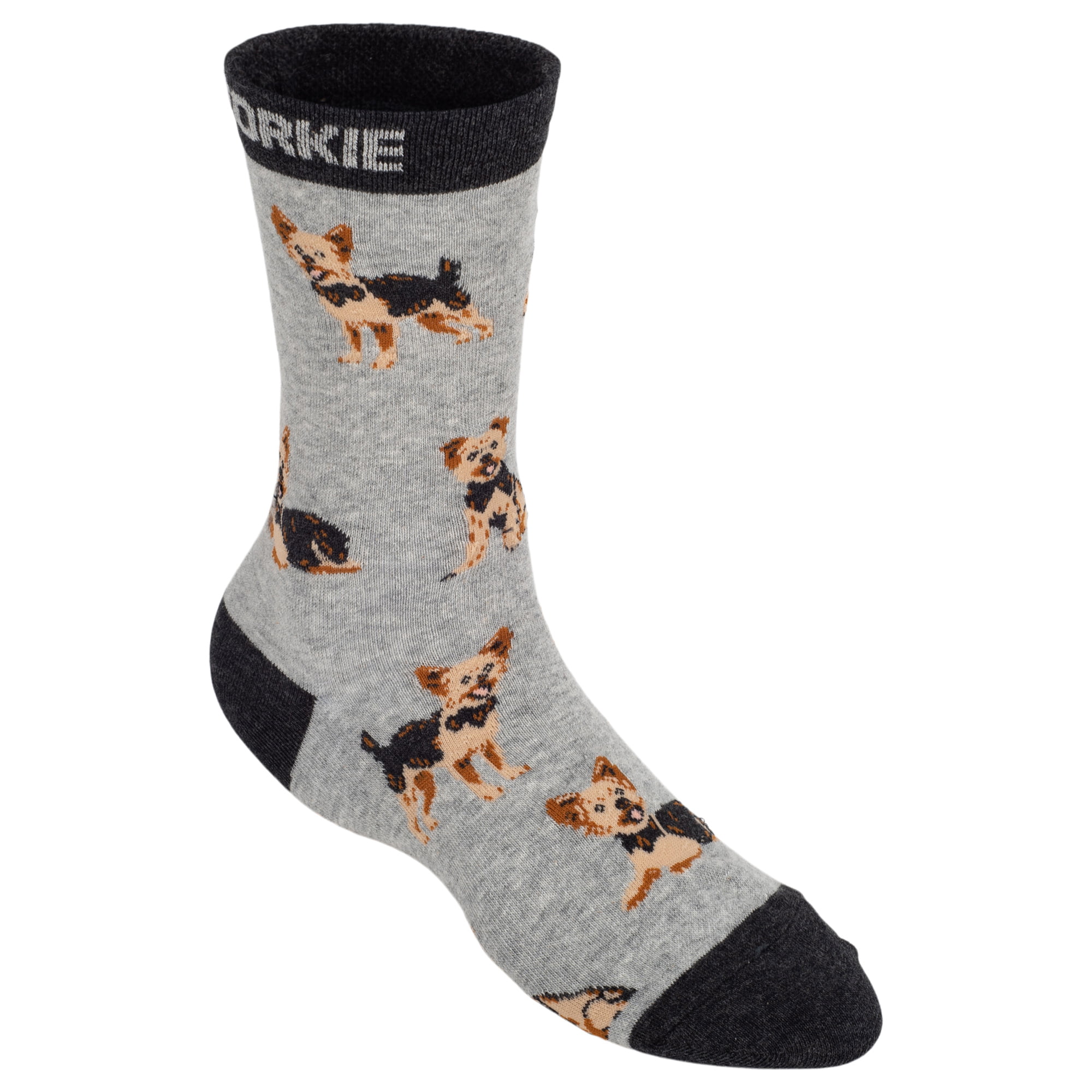 Adult Socks YORKIE YORKSHIRE PosesFashion Footwear Dog Socks Size Medium 6-11 