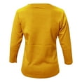 thumbnail image 3 of Golden Yellow Kids Long Sleeve Crew Neck Shirt, 5T, 1 piece, 3 of 7
