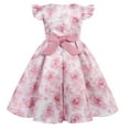thumbnail image 2 of Little Girl Floral Dress Princess Female Casual Printed A-line Sundress, 2 of 7