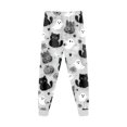 thumbnail image 5 of 6-7 Years Tween Girls Short Sleeve Print Shirts Tops Pants Outfits Pajama Set Girls Pj Sets For Girls, 5 of 9