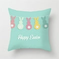 thumbnail image 2 of Moocorvic Easter Pillow Easter Decor Easter Pillow Covers Rabbit,Easter Bunny Egg Decorative Throw Pillow Sofa Cushion Cover Home Decor Pillow for Outdoor,Easter Gifts Easter Toys,, 2 of 2