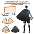 thumbnail image 2 of Kids Soccer Goal for Backyard, 4X3 ft Toddler Soccer Nets Training Equipment with Soccer Ball and 10 Soccer Cones, Portable Pop Up Soccer Set for Kids and Youth Games and Training Goals, 2 of 8