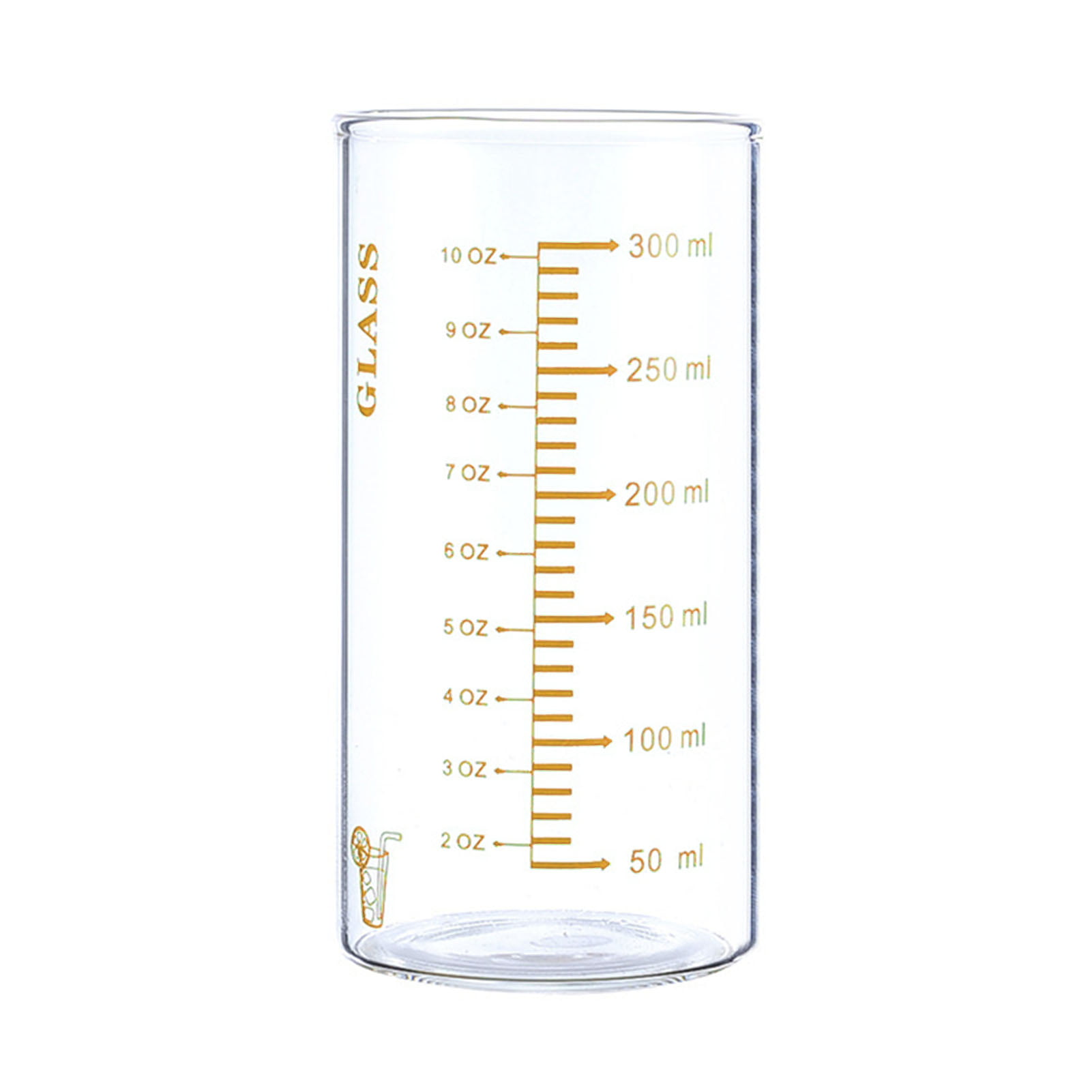 Glass Measuring Cup V Shaped Nozzle Clear Scale Comfortable Grip Borosilicate  Glass Coffee Cups600ml