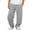 Gray, variant on Boys' Cotton Fleece Sweatpants Loose Fit- Open Bottom Athletic Pants with Pockets for Teens & Kids Gray