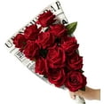 thumbnail image 6 of Levinis 12 Pcs Artificial Rose Flowers Blossom Red Rose Flowers Real Touch Silk Faux Roses with Long Stem Rose Bouquets for Home Decoration Wedding Party Garden Floral Decor Valentine's Day Gift, 6 of 6