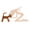 B, variant on Hadanceo Family Name Puzzle Cute Pet Loving Statues Family Unity Keepsake Home Decoration Wooden Puzzle Ornaments