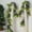 Green, variant on SCNOR Lighted Christmas Garland 6.5ft Battery Operated, White Sparkling Tinsel Twisted Garland with Lights, Indoor Holiday Decor for Stairs Mantle