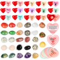 thumbnail image 1 of Set de regalos para el día de San Valentín JELMOK 28 tarjetas con piedras preciosas naturales, 1 of 7