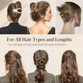 thumbnail image 5 of 8 Pack Flat Hair Clips for Women – Matte Neutral No-Slip Flat Claw Clips for Thick & Thin Hair, Large Strong Hold Square French Lay Down Hair Accessories for Work & Stylish Fall Outfits, 5 of 8