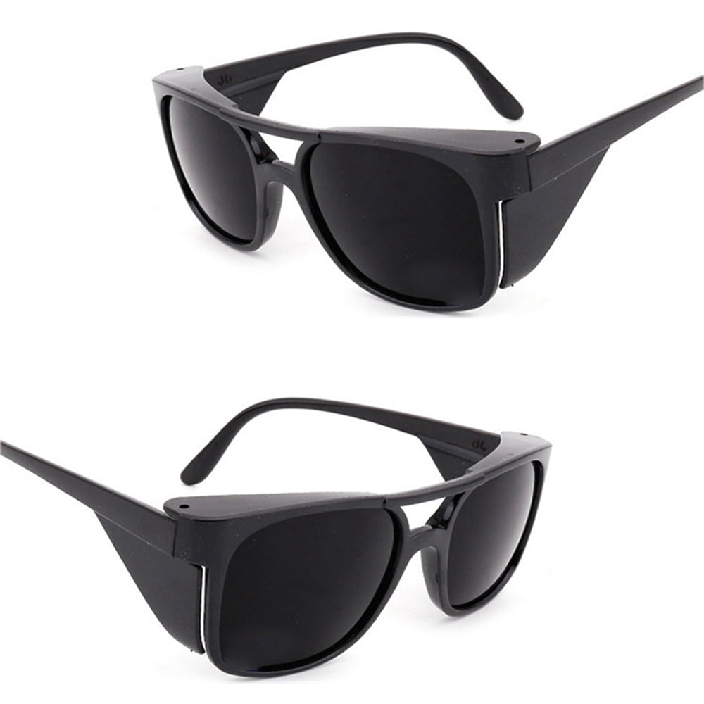 TOP-MAX Safety Sunglasses, Welding Glasses, Polycarbonate Lens and PC Frame, Protection Eyes (1pcs, Black)
