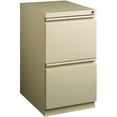 thumbnail image 4 of Bowery Hill 20"D Metal Mobile Pedestal 2-Drawer Filing Cabinet File/File - Beige, 4 of 6