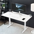 thumbnail image 3 of VIVO White 60 x 30 inch Universal Table Top for Sit to Stand Desk Frames, 3 of 8