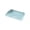 Blue, variant on Snap Button Faux Leather Pet Food Mat – Waterproof Cat Feeding Mat – Mess Proof High Edge Tray for Bowls Water Fountains and Small Pets (Yellow)