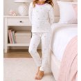 thumbnail image 5 of WIBACKER 2-7 Years Toddler and Little Girls' Long Sleeve Pajamas Set Cotton Top and Pants 2 Piece Sleepwear Pjs - Small Flowers, 5 of 14