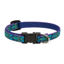 LupinePet Originals 1/2" Rain Song 8-12" Adjustable Collar for Small Dogs
