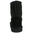 thumbnail image 3 of Kids Genuine Sheepskin Boot with Reinforced Heel by SNUGRUGS - Black - US 3, 3 of 7