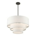 thumbnail image 6 of 55914-07 Livex Lighting Carrington - 4 Light Pendant In Mid-Century Modern Style-22.5 Inches Tall and 23 Inches Wide-Bronze Finish    -Traditional, 6 of 13