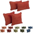 thumbnail image 3 of Blazing Needles 9819-CD-S4-MS-SG Double-Corded Solid Microsuede Throw Pillows with Inserts, Sage Green - Set of 4, 3 of 5