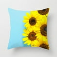 thumbnail image 1 of Panxico Pillow Cases,Spring Pillow Covers,Sunflower Farmhouse Pillow Covers 18x18 Hello Spring Flower Yellow And White Cushion Case Spring DecoratiSpring Decor,,Couch Pillow Covers,Clearance, 1 of 1