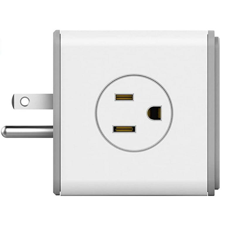 Huntkey SMC007 Surge Protecting Outlet Extender w/ AC Plugs & USB