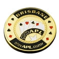 thumbnail image 4 of kusrkot Plaque d'Or Commémorative pour Club Jeu Carte à Puce de Poker Protection 5, 4 of 9