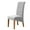 Style1-04, variant on Velvet Large Dining Chair Cover XL Size Slipcover For Chairs Long Back Kitchen Chair Covers Elastic Seat Cover