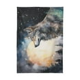 thumbnail image 2 of JSTEL Wolf Moon at Night Table Cloth Rectangle 60 x 90 Inch Tablecloth Anti Wrinkle Table Cover for Dining Kitchen Parties, 2 of 6