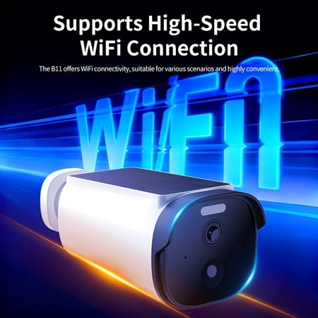 3MP Solar WiFi Security Camera | AI Motion Detection Home Safety Gift