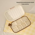 thumbnail image 4 of Portable 7 Day Pill Organizer, Weekly Medication Dispenser Reminder Box, Small Moisture Proof Travel Pill Case for Vitamins, Compact Pharmacy Container, 4 of 9