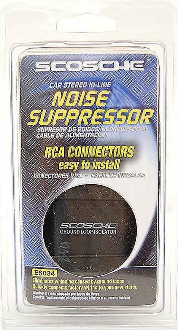 Scosche Ground Loop Noise Isolator for Car Stereo / Radio Installation, Es034 - image 2 of 2