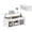 White, variant on HOMCOM Lift Top Coffee Table with Hidden Compartment and 3 Storage Shelves
