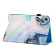 thumbnail image 5 of SaniMore Protective Case for iPad 10th Generation 10.9" 2022, PU Leather Case Color Painting Magnetic Clasp Card Slot Pen Holder Anti-slip Strip Auto Wake/Sleep Stand Shockproof TPU Shell, Quicksand, 5 of 9