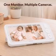 Baby Monitor with Camera and Audio, Netvue Peekababy 1080P HD 5 Video Monitors Security Cameras