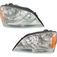 thumbnail image 4 of For 03-04 Sorento Front Headlight Headlamp Halogen Head Light w/Bulb Set Pair, 4 of 5