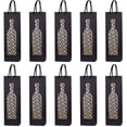 thumbnail image 1 of CHAO 10 Bolsas para Botellas de Vino - Patrón Dorado 2# - 35 x 12 x 9 cm Bolsas de Regalo para Vino, Prosecco y Champán - Botellas de Vino y Vides, 1 of 5