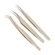 thumbnail image 1 of Pinzas Para Pestañas, Curvas Antiestáticas De Acero Inoxidable, Pinzas Para Pestañas De Punta Fina De Alta Precisión Para El Hogar Para Mujeres, 1 of 7