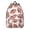 Football Bow Pink, variant on Football Icon Blue Pattern Backpack for School, Cute School Bag with Adjustable Shoulder Straps and Padded Back, 15.7"x11.8"x5.5"