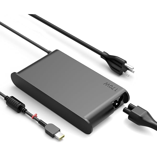wonima11 Slim 170W Charger Compatible with Lenovo Thinkpad P1 P16 P16v Legion Slim 5 5i Yoga Pro 9i IdeaPad Pro 5 ADL170SCC3A 4X20S56697-20V 8.5A Power Adapter