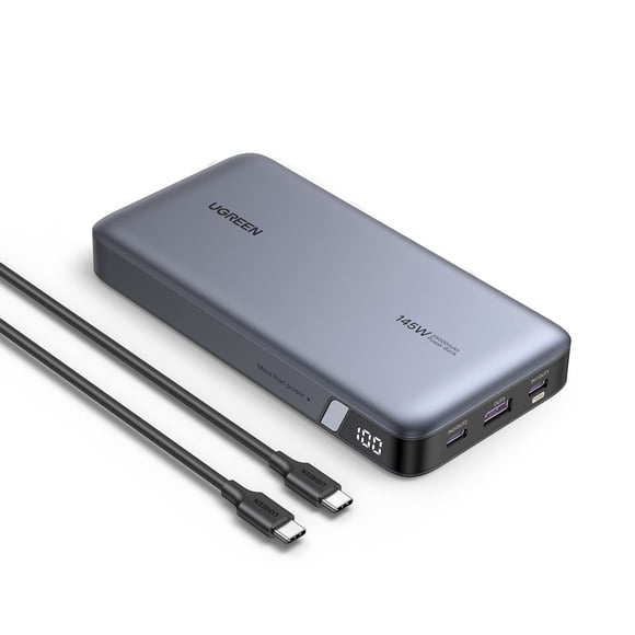 UGREEN Power Bank 25,000mAh 145W Laptop Portable Charger, Nexode 3-Port USB C PD Battery Pack, for MacBook Pro/Air, Dell XPS, iPhone 17/16/15/14, Gal