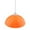 Orange, variant on Industrial Pendant Lights Black Metal Finish Shade with Wire and Chain,1-Light Orange