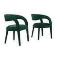 thumbnail image 2 of Modway Pinnacle 20" Upholstered Fabric Dining Chair in Green (Set of 2), 2 of 10