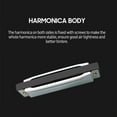 thumbnail image 2 of 10-Hole C Key Blues Harmonica for Kids, Students & Adults - Beginner-Friendly Musical Instrument with Exquisite Workmanship, Accurate Tone & Logo Included - Gold Color, Stainless Steel/ABS/Phosphor, 2 of 6