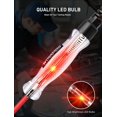 thumbnail image 3 of WINAMOO Professional LED Bulb Automotive Circuit Tester, 6-24V Test Light with Large Alligator Clip and 135IN PU Extended Wire, Light Tester Electrical Pen for Vehicle Circuits with Low DC Voltage, 3 of 8