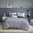 thumbnail image 4 of Home Essence Apartment Bryce 5 Piece Cotton Rich Duvet Cover Set, 4 of 18