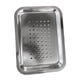 thumbnail image 1 of Bandeja para hornear de acero inoxidable rectangular con espejo decorativo para hornear Agujero de 27cmx20cmx2.5cm, 1 of 9