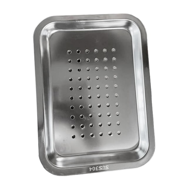 Bandeja para hornear galletas rectangular con espejo decorativo para buffet Agujero de 27cmx20cmx2.5cm
