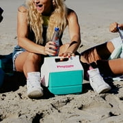 Igloo 4 qt Retro Playmate Mini Water Cooler, Jade Green