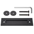 thumbnail image 4 of 12" Barn Door Handle Sliding Flush Pull Wood Door Gate Hardware Stainless Steel, 4 of 11